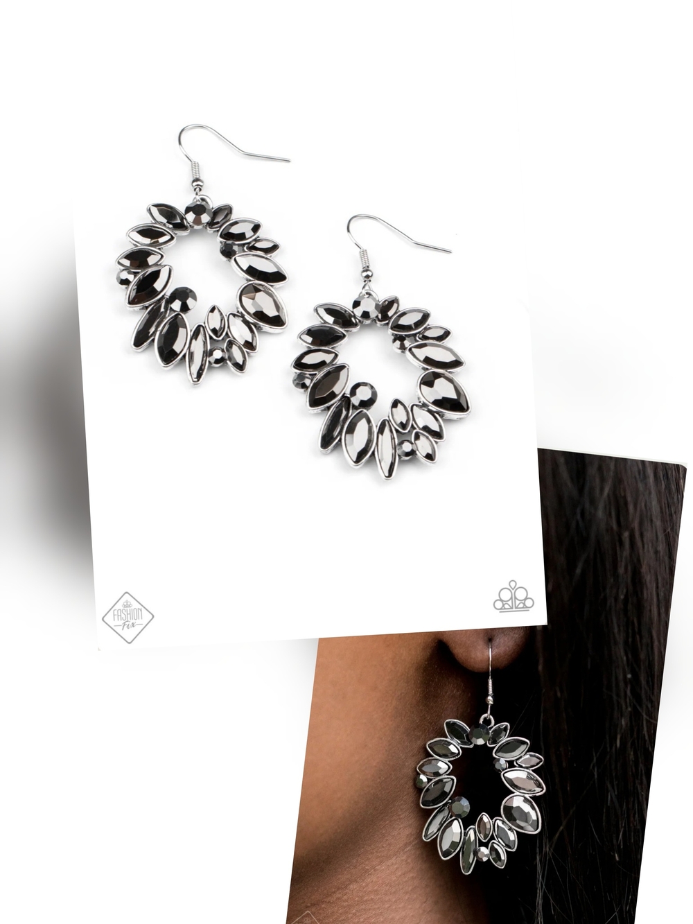 TRY AS I DYNAMITE SILVER EARRINGS